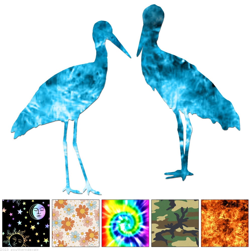 Heron Stork Shoebill – Decal Sticker – Multiple Patterns & Sizes – ebn6784