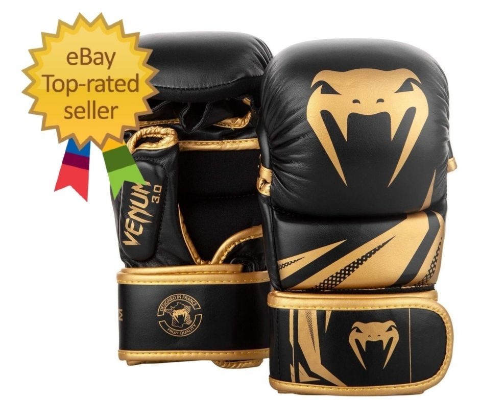 Sparring Gloves Venum Challenger 3.0 Black Gold L XL VENUM-03541 Black Gold