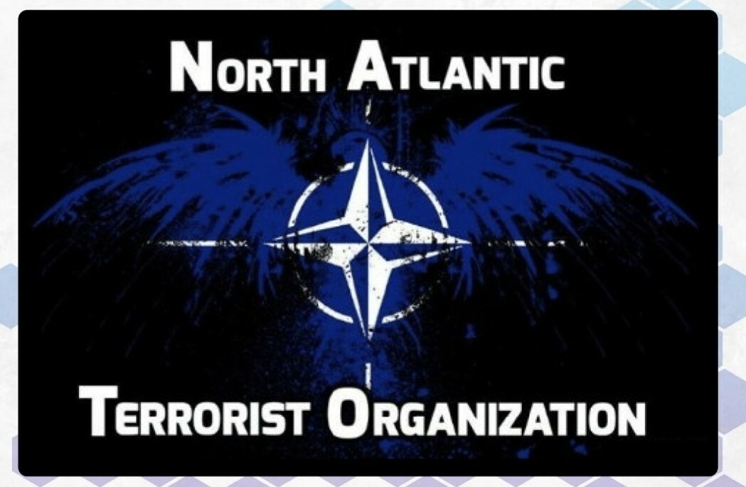 Anti N.A.T.O. Sticker 🇺🇦 UKRAINE 🇷🇺 RUSSIA *WORLDWIDE 🌐 SHIPPING*