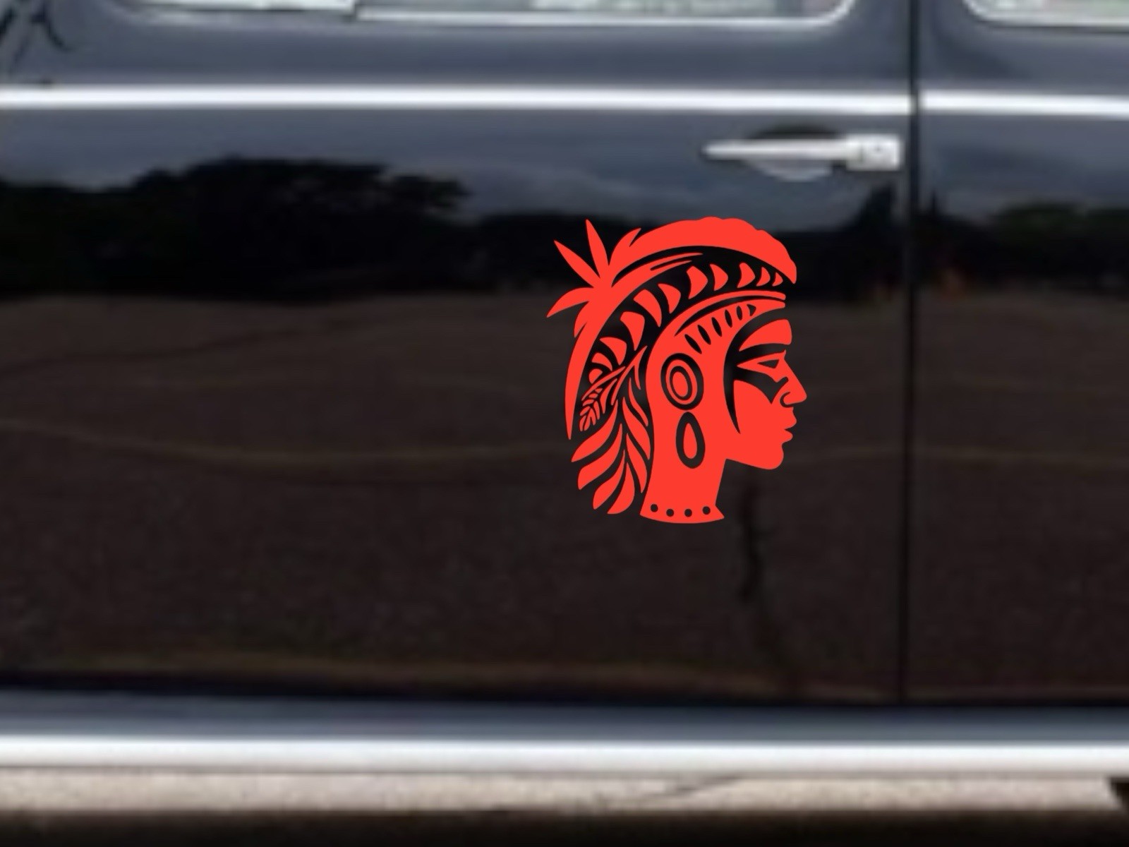 Tribal African Decal for car Windows Laptops most Smooth Surfaces