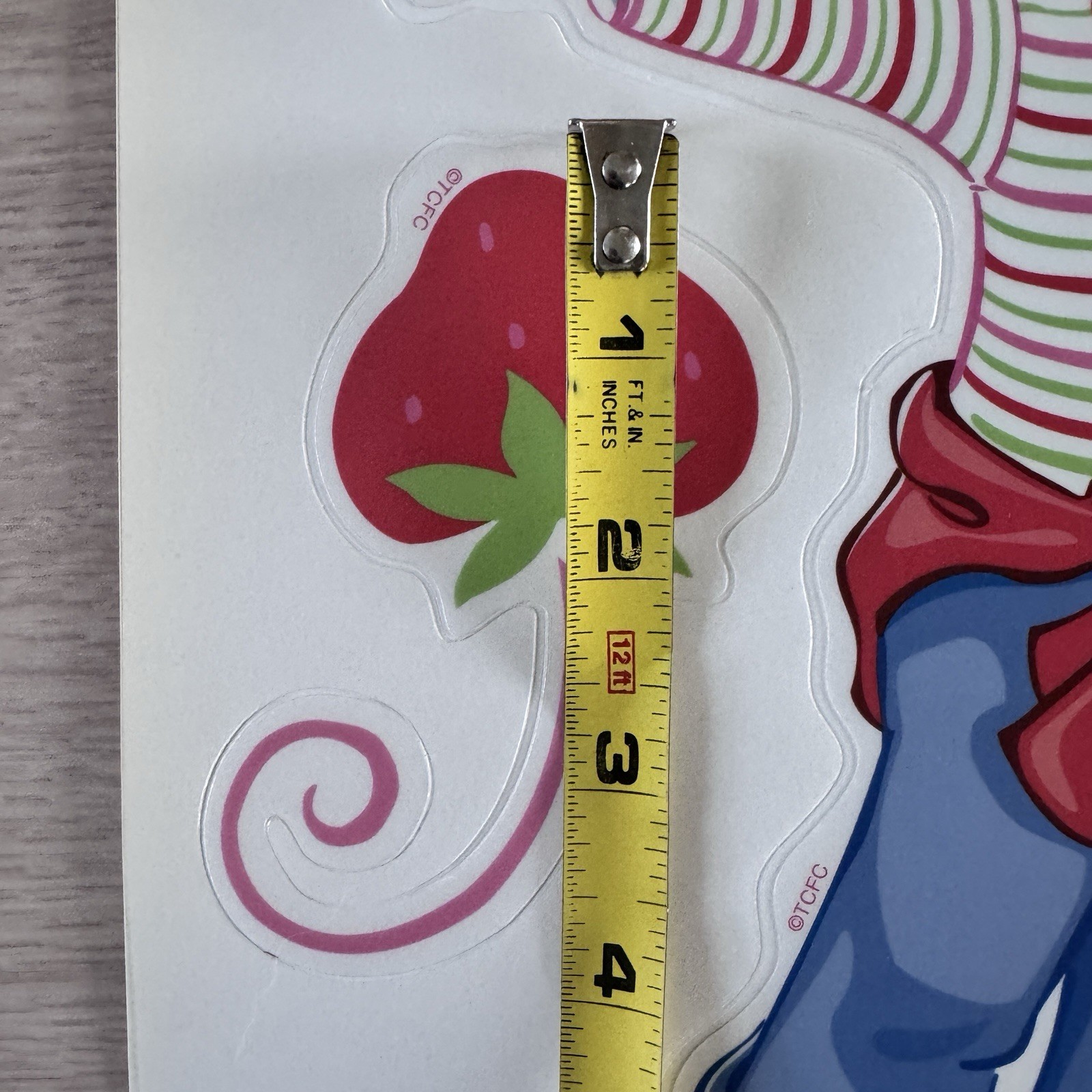 STRAWBERRY SHORTCAKE CUSTARD Cat 22 Jumbo Stick-ups wall stickers MURAL decals
