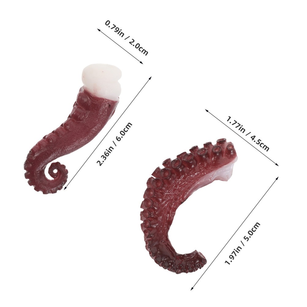 6pcs Lifelike Octopus Arms – Realistic Octopus Display Model Fake