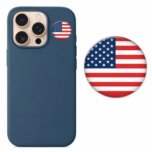 Patriotic 3D Silicone Stickers for Laptop, Phone, and Car – Classic Flag