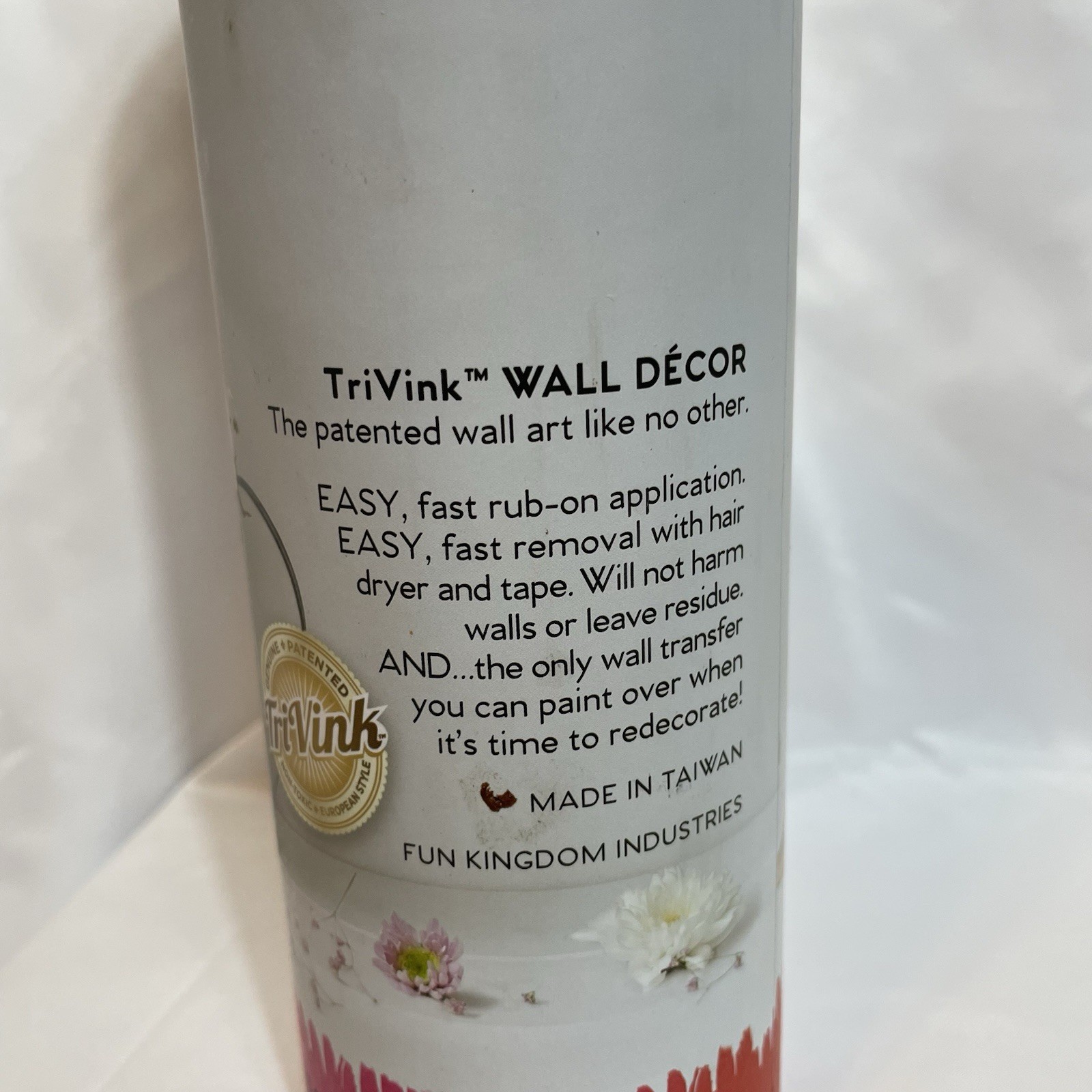 NEW TriVink Laundry Room Wall Art “Laundry Today Or Naked Tomorrow” Rub On