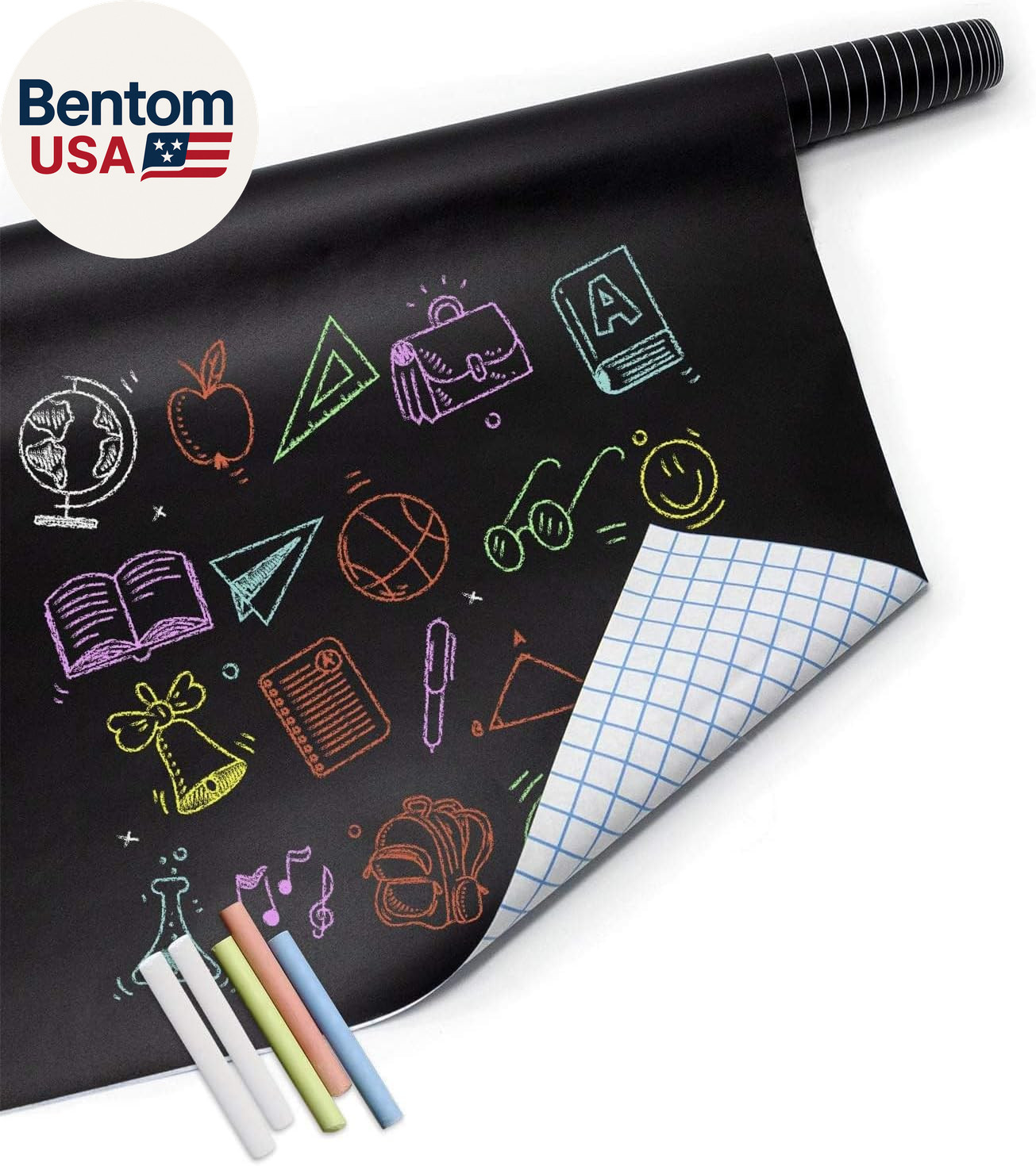 Chalkboard Wall Stickers Blackboard Wall Decals Self Adhesive Removable Reusable