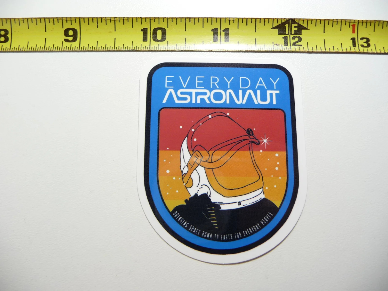 ASTRONAUT SHIELD SMALL STICKER DECAL EXPLORATION OUTER GALAXY UNIVERSE