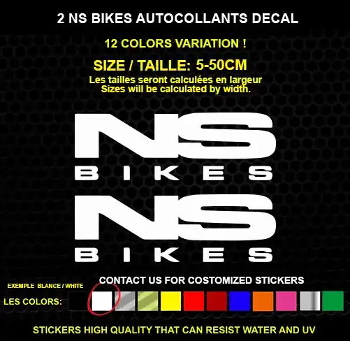 2 NS Bikes Decorative Stickers – Vehicles & Accessories, 2 Piece Set