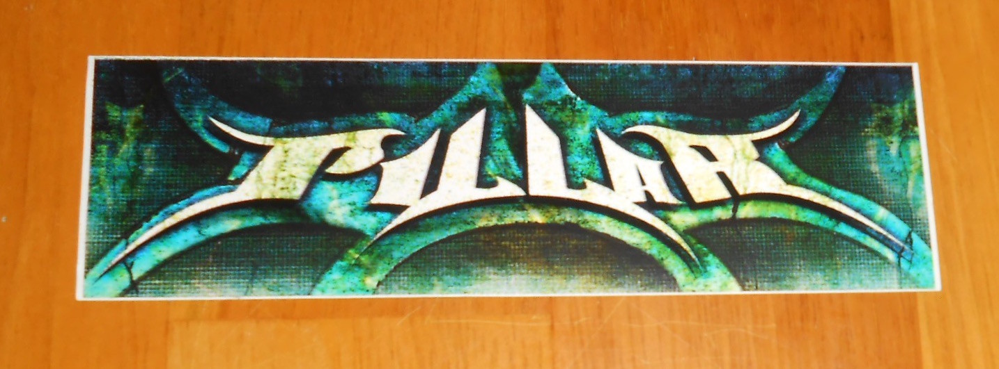 Pillar Fireproof Bumper Sticker Original Promo 6×1.75