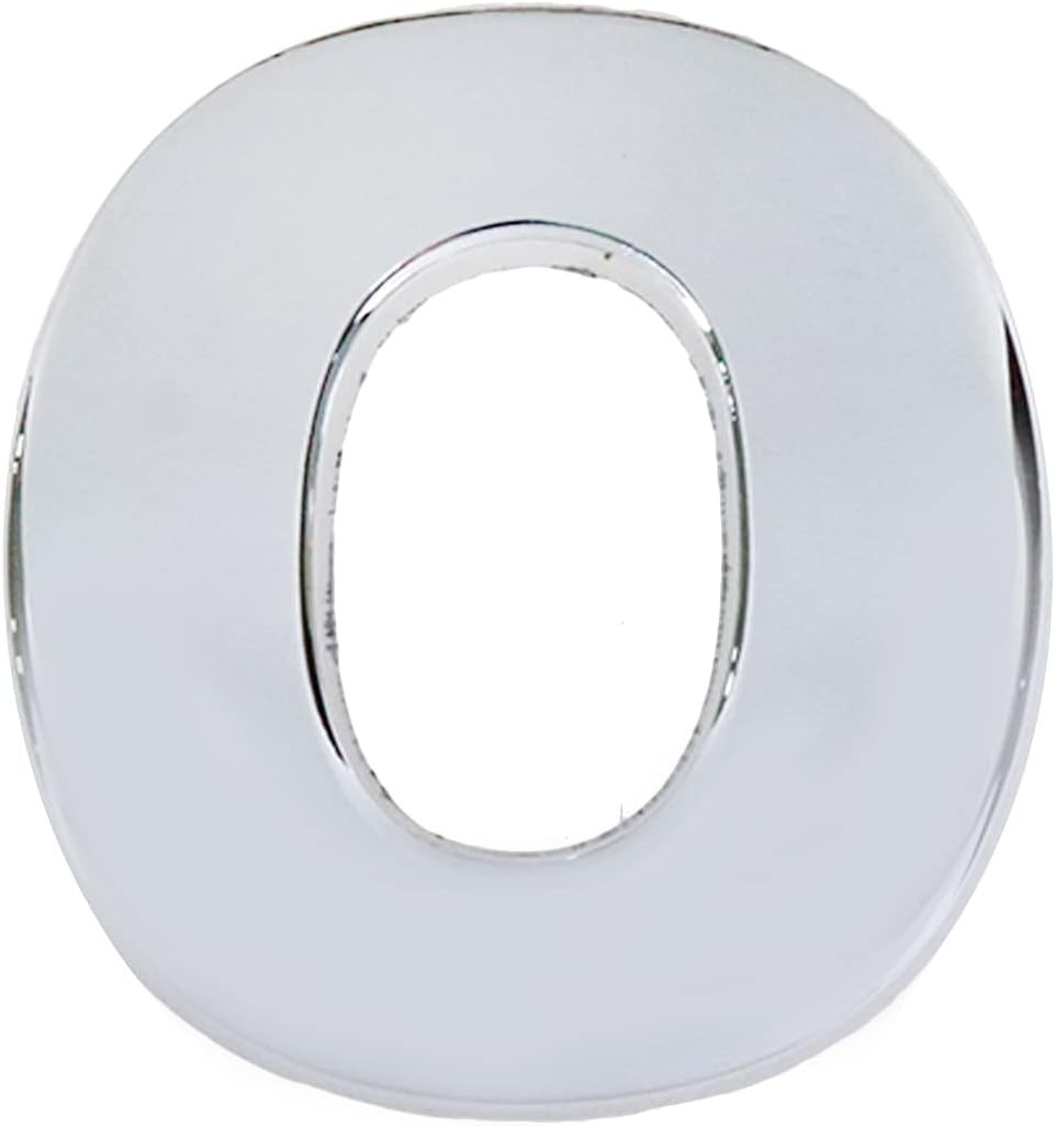 Chrome 3D Car Emblem Letter C Zinc Alloy Badge for Vehicles