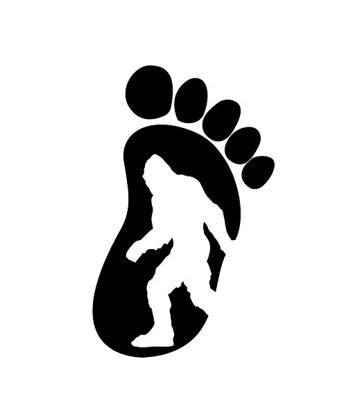 Bigfoot Foot print footprint Vinyl Decal Sticker Car Truck Window Laptop