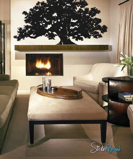 Tree Wall Decal Sticker. Big Oak Tree Vinyl Wall Decal Sticker Bedroom Decor 410