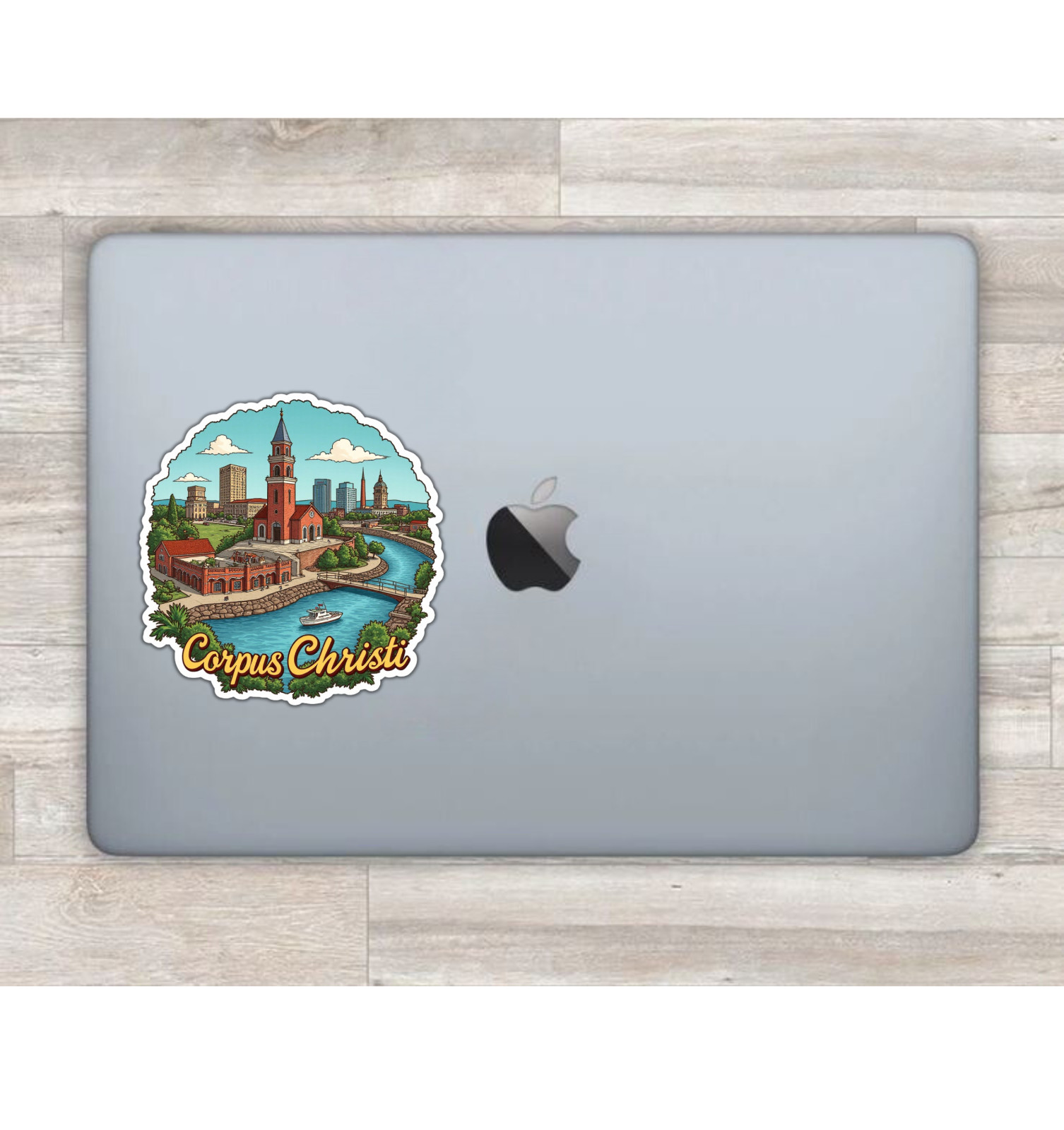 Corpus Christi Texas Fridge Magnet or Laptop Sticker