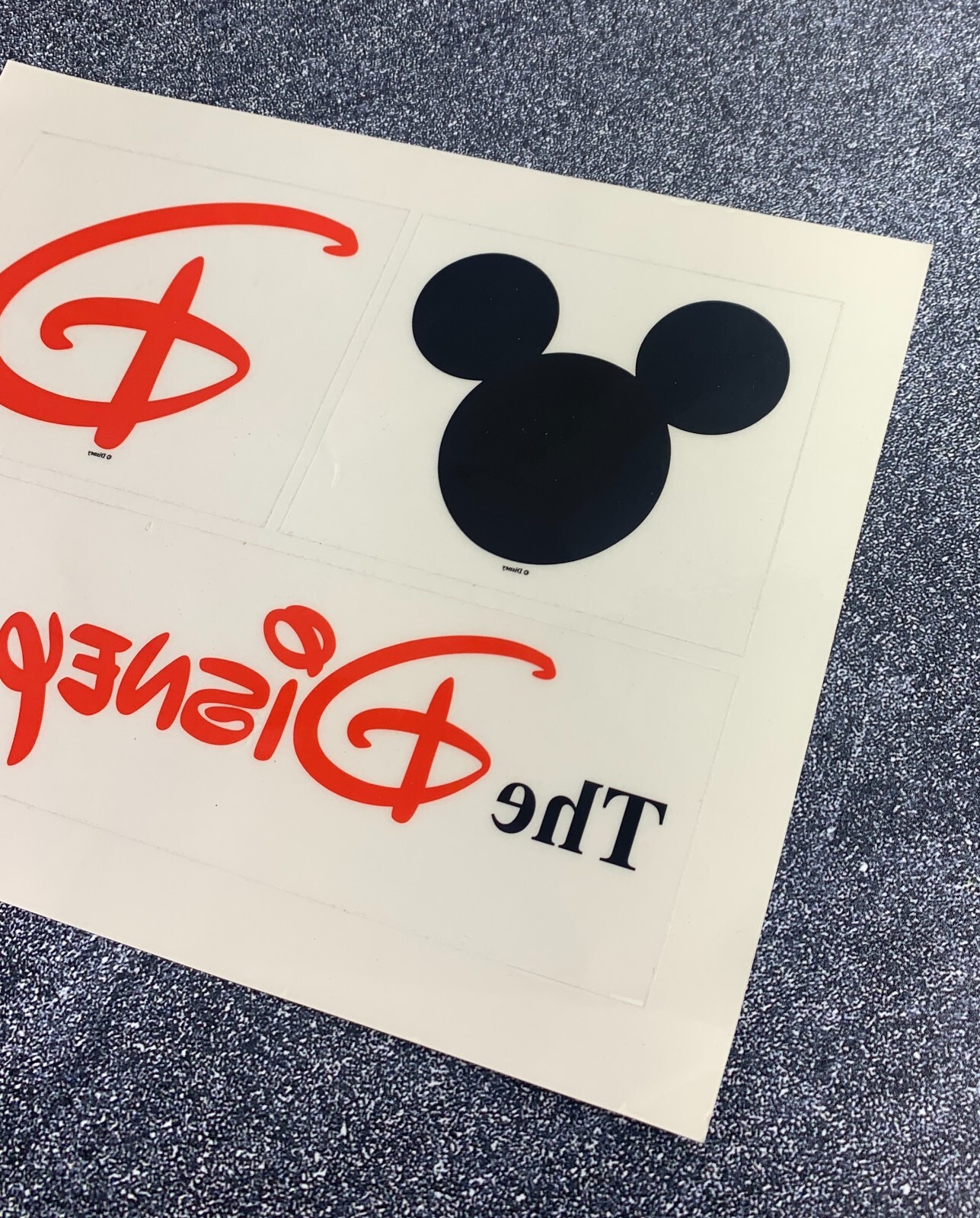 RARE – Made for Retail Stores ONLY – The Disney Store Window Decals / Stickers