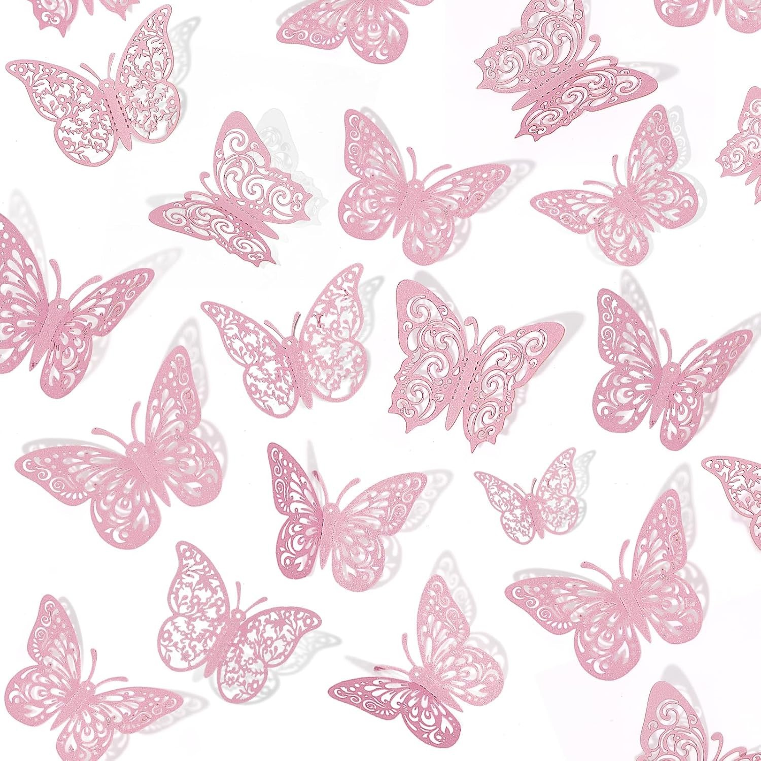 Charming 72Pcs 3D Butterfly Wall Decals – Removable Stickers for All Occasions