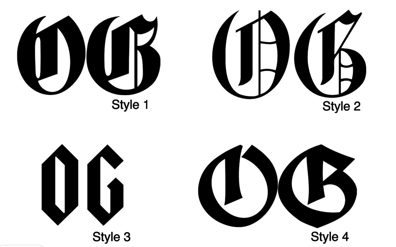 OG Decal Olde English Vinyl decal Original Gangster sticker