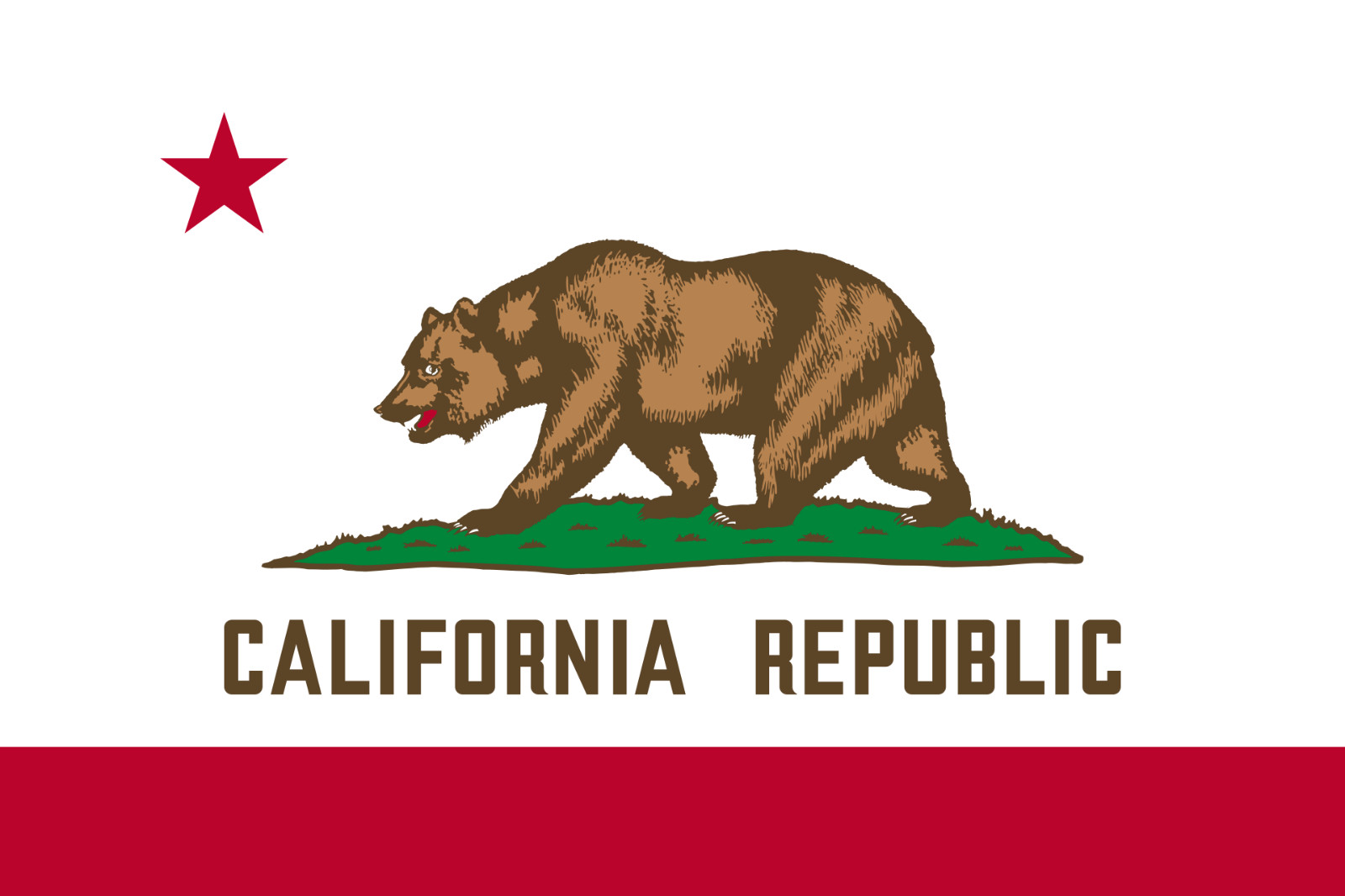 California State Flag Vinyl Sticker Decal