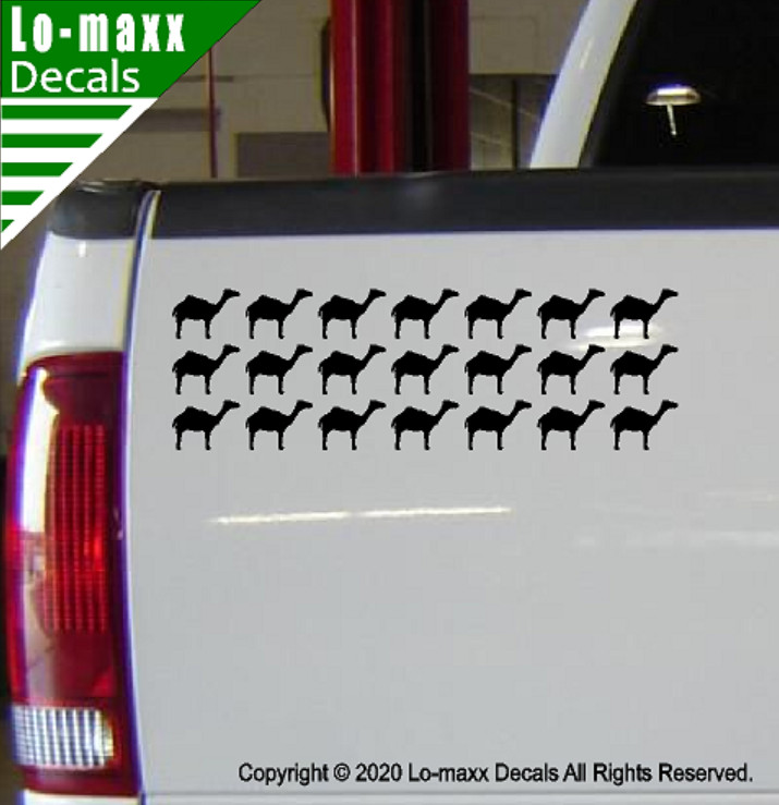 Camel Kill Markings Fighter Bomber Military Aircraft Combat Die Cut Vinyl Decal