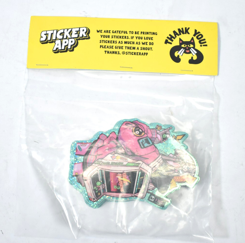 StickerApp 100 Piece Die Cut Stickers 5-1/8" x 3-1/2" Vinyl Night Warriors 2