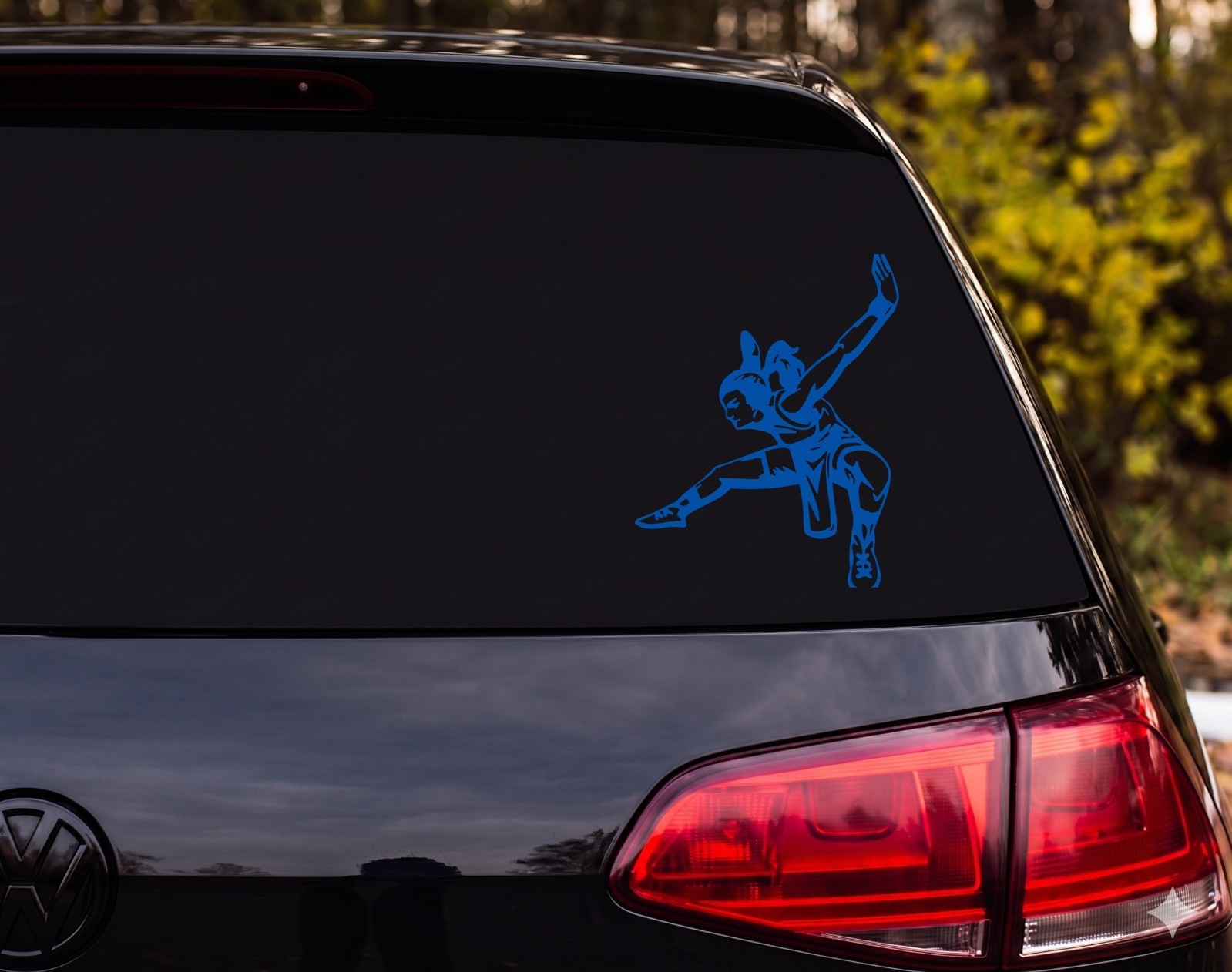 Female Wrestler Takedown Move Vinyl Decal Sticker Car Laptop | Wrestling Fan Gif