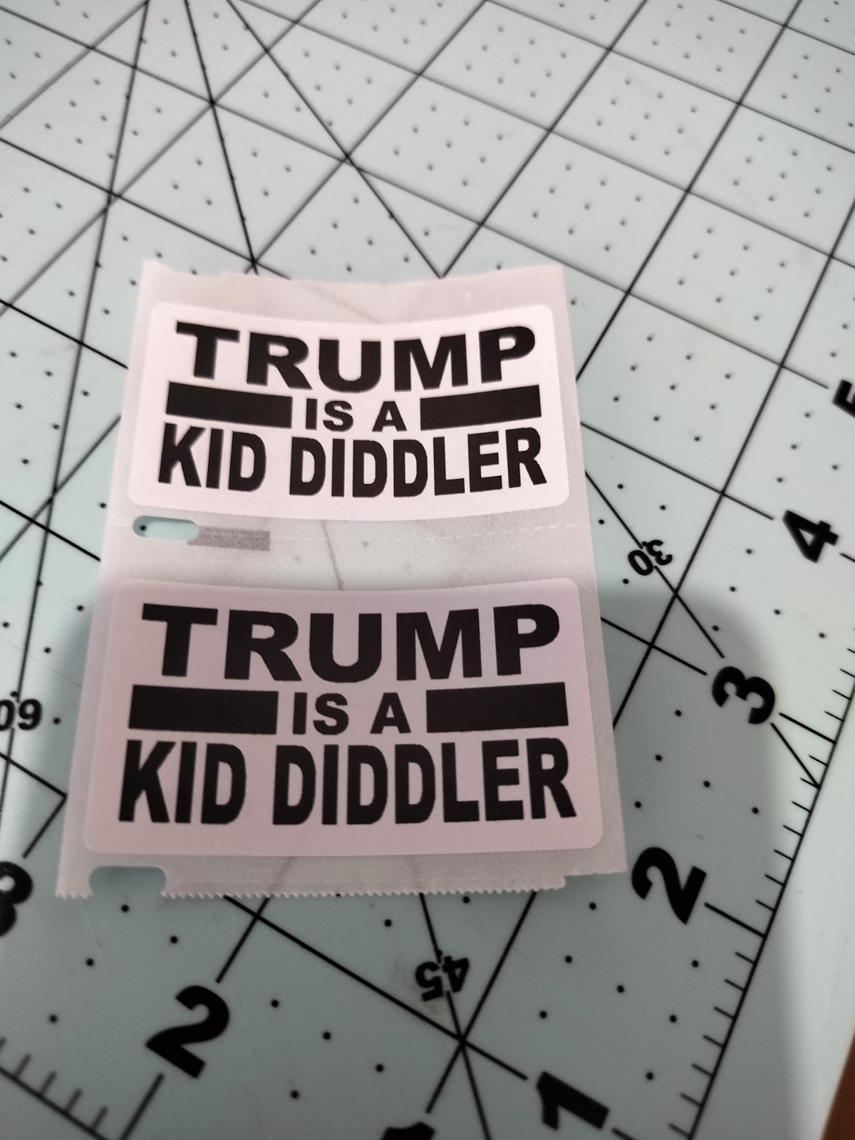 TRUMP IS A DIDDLER 25-250pcs political ANTI trump is a pedo gop republican