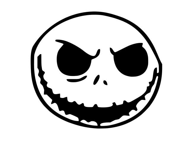JACK SKELLINGTON SMILING Nightmare Vinyl Decal Car Sticker CHOOSE SIZE COLOR