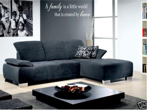 FAMILY LOVE Vinyl Wall Art Decal Sticker Home 24"