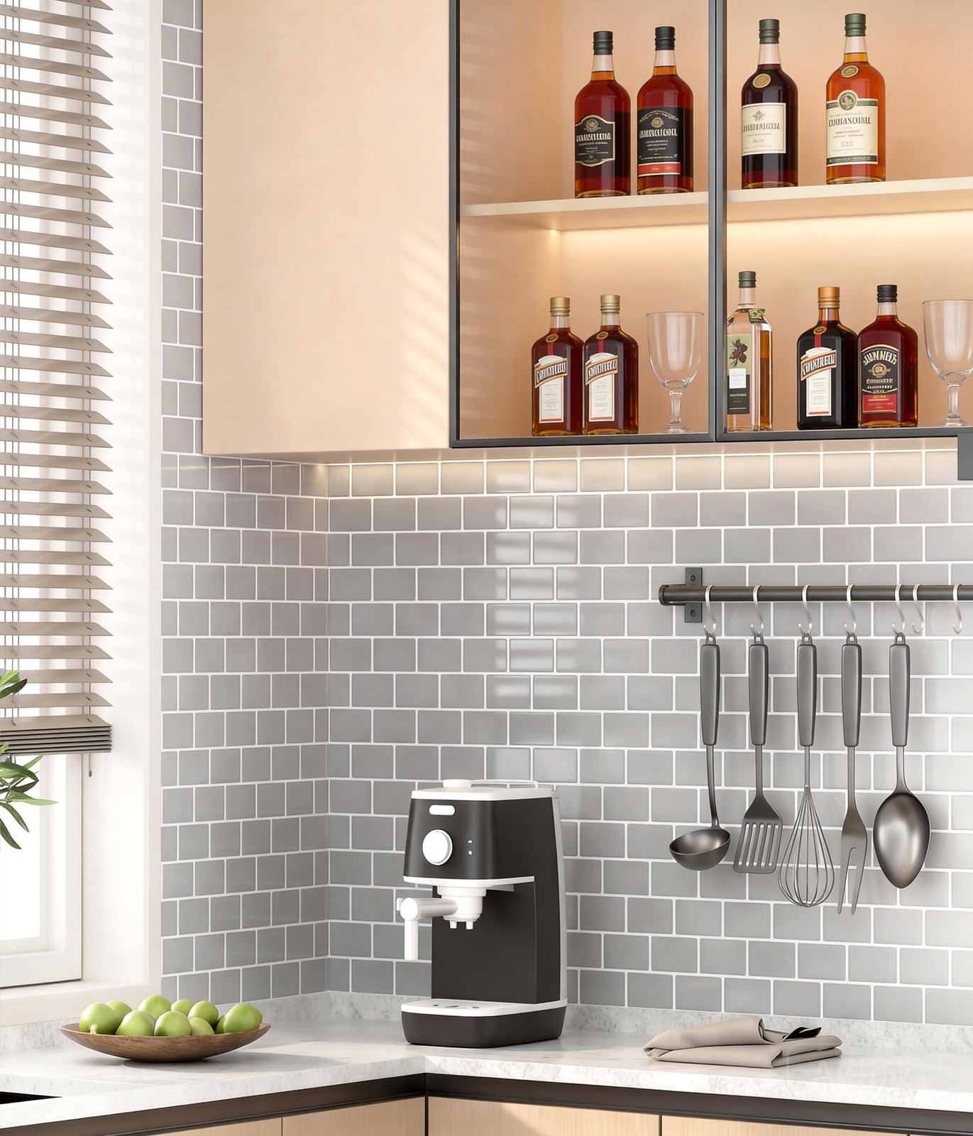 Peel and Stick Backsplash for Kitchen Self Adhesive Wall Tiles for Bathroom