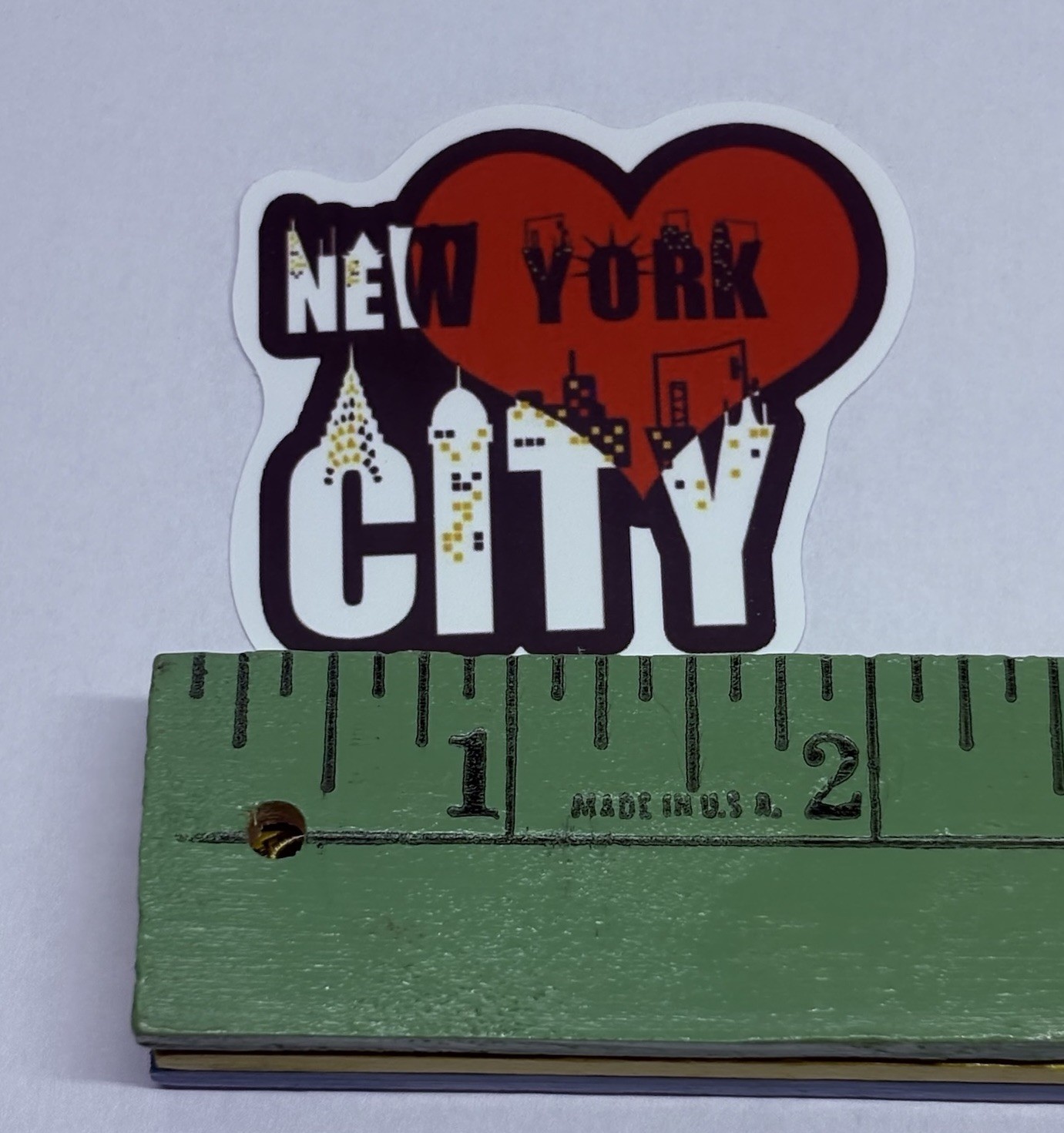 New York City Sticker Love Heart Art Decal Vinyl Country USA Tour Souvenir Tc9