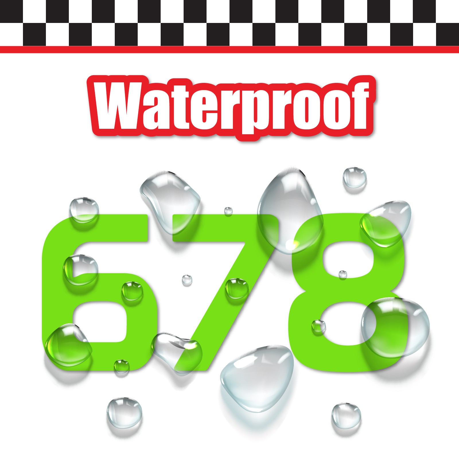 3x 3 Digit Custom Single Number Stickers Decal Locker Door Mailbox Prototype