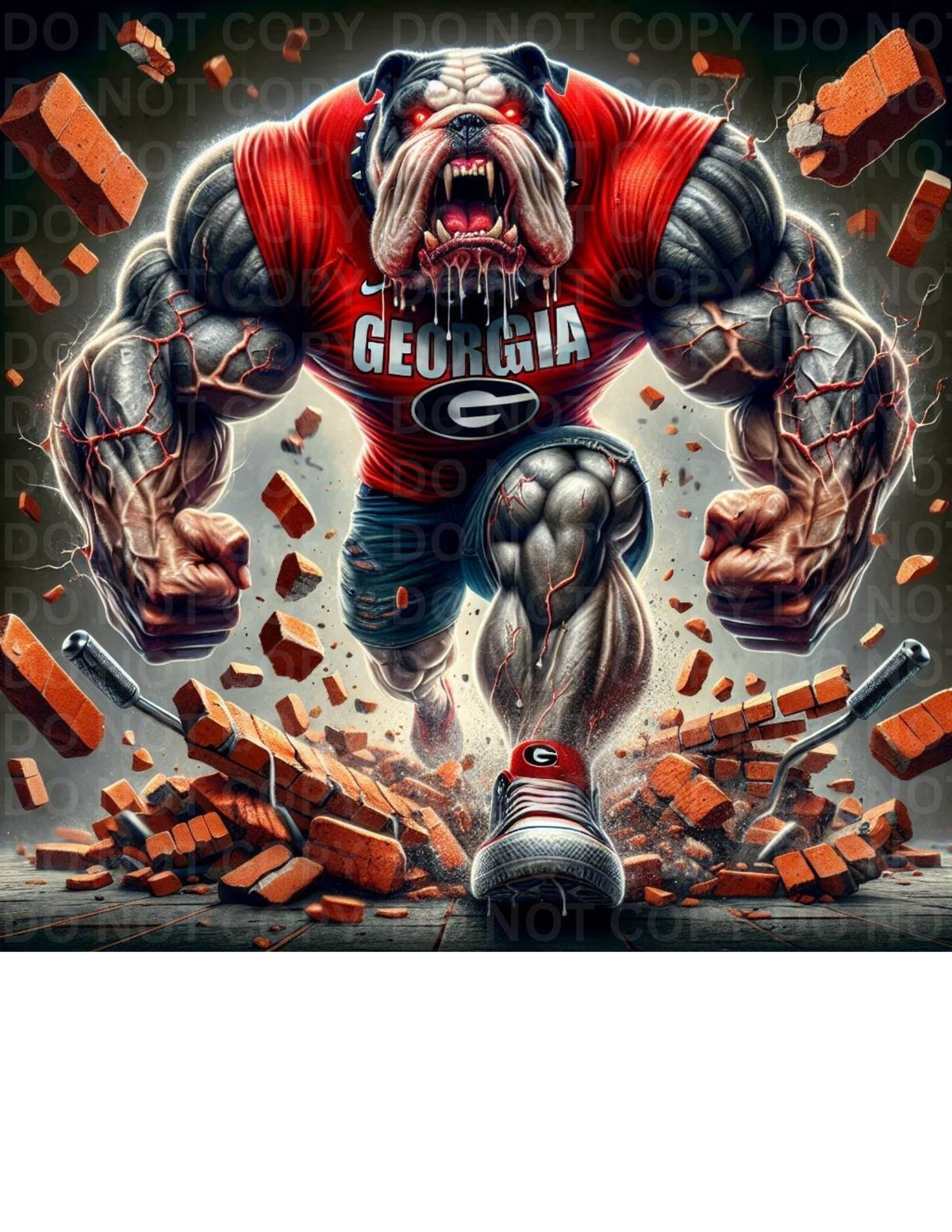 Georgia Football Bulldog Sticker Decal Logo laptop vinyl decal