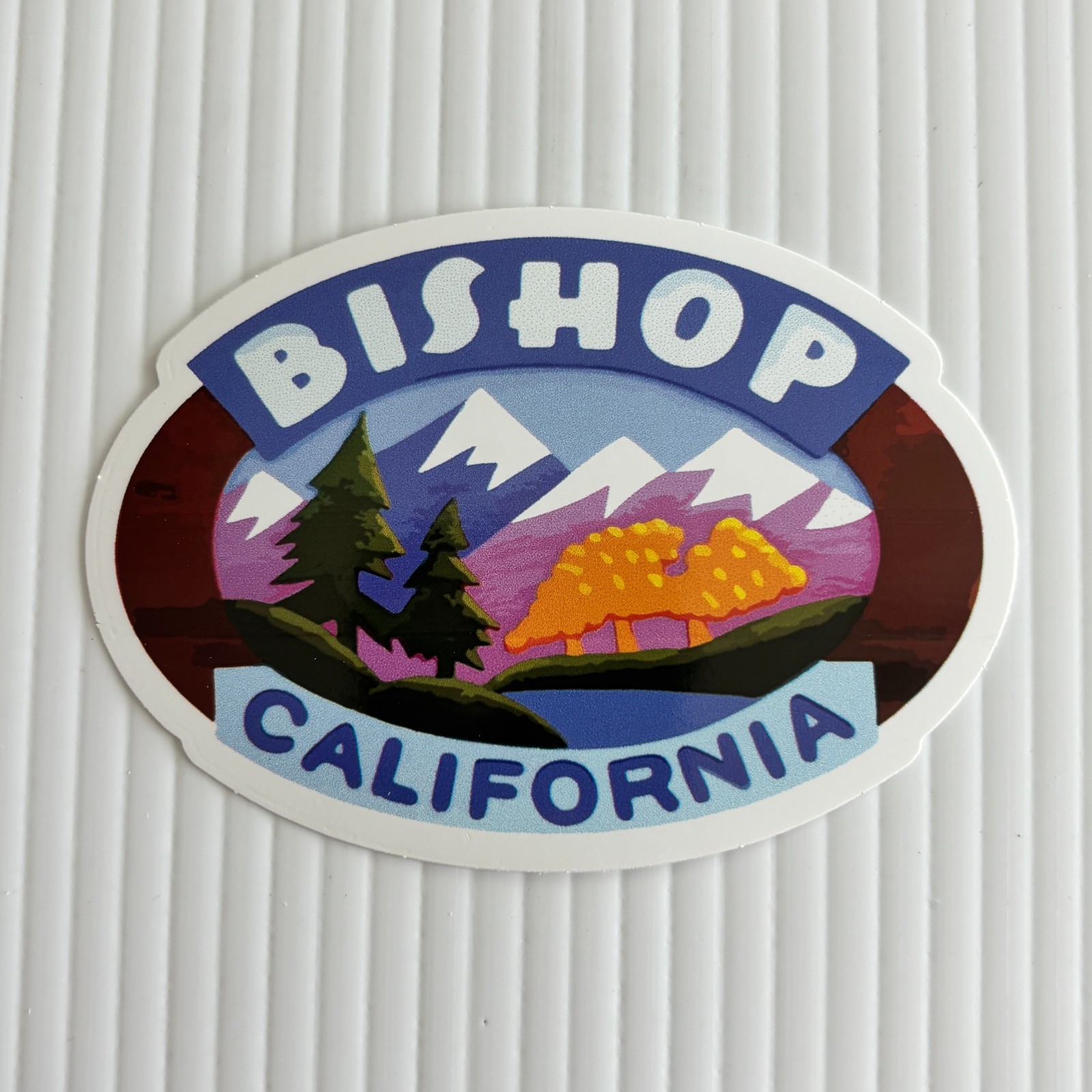 Bishop County California Sticker 3.5in