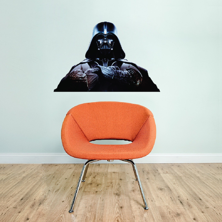 Darth Vader Wall Decal – Star Wars Wall Design – Vader Kids Room Wall Mural b31
