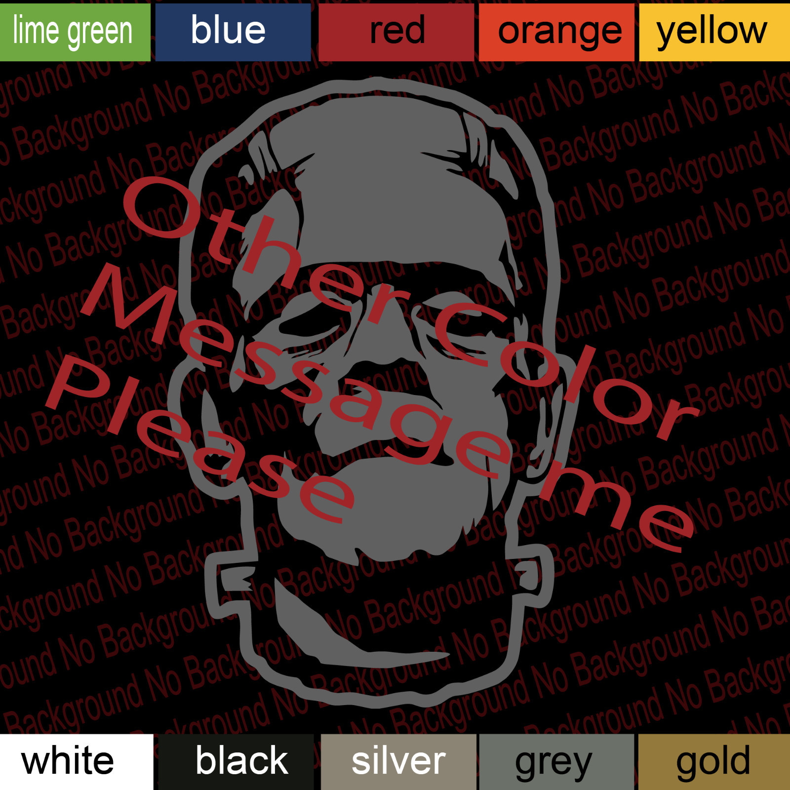 Frankenstein Vinyl Decal Die Cut Sticker Horror for Laptop Phone Window FY172