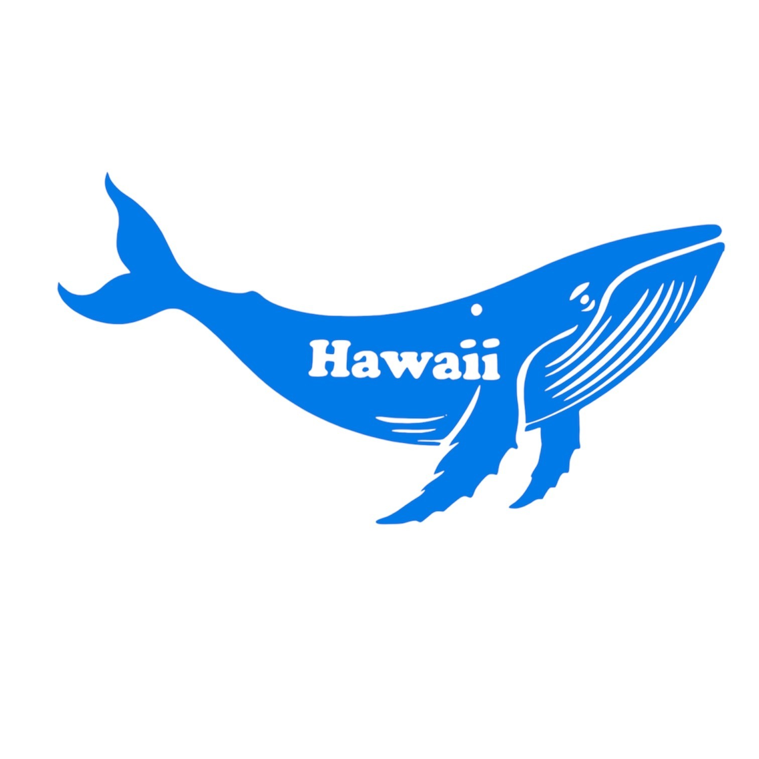 Humpback Whale Hawaii Decal for car Windows Laptops most Smooth Surfaces