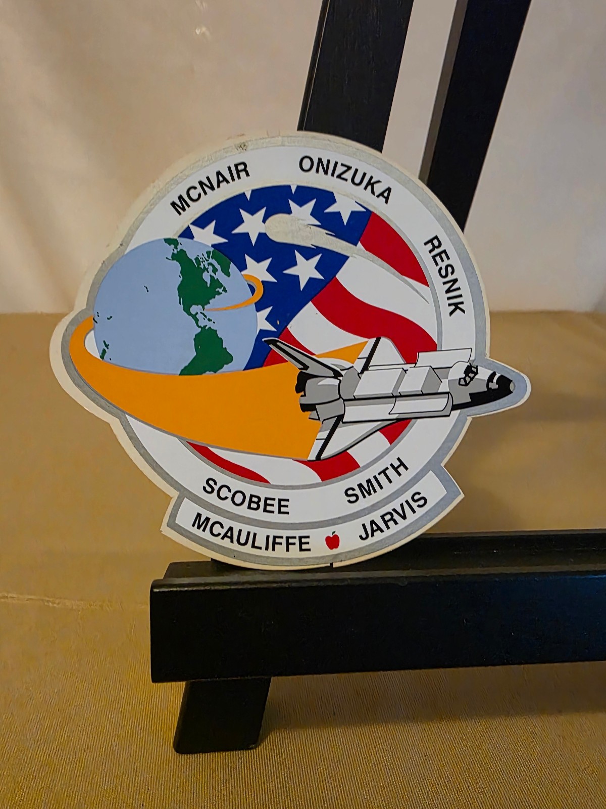 Space Shuttle Challenger STS-51L mission 3 1/2 inch sticker