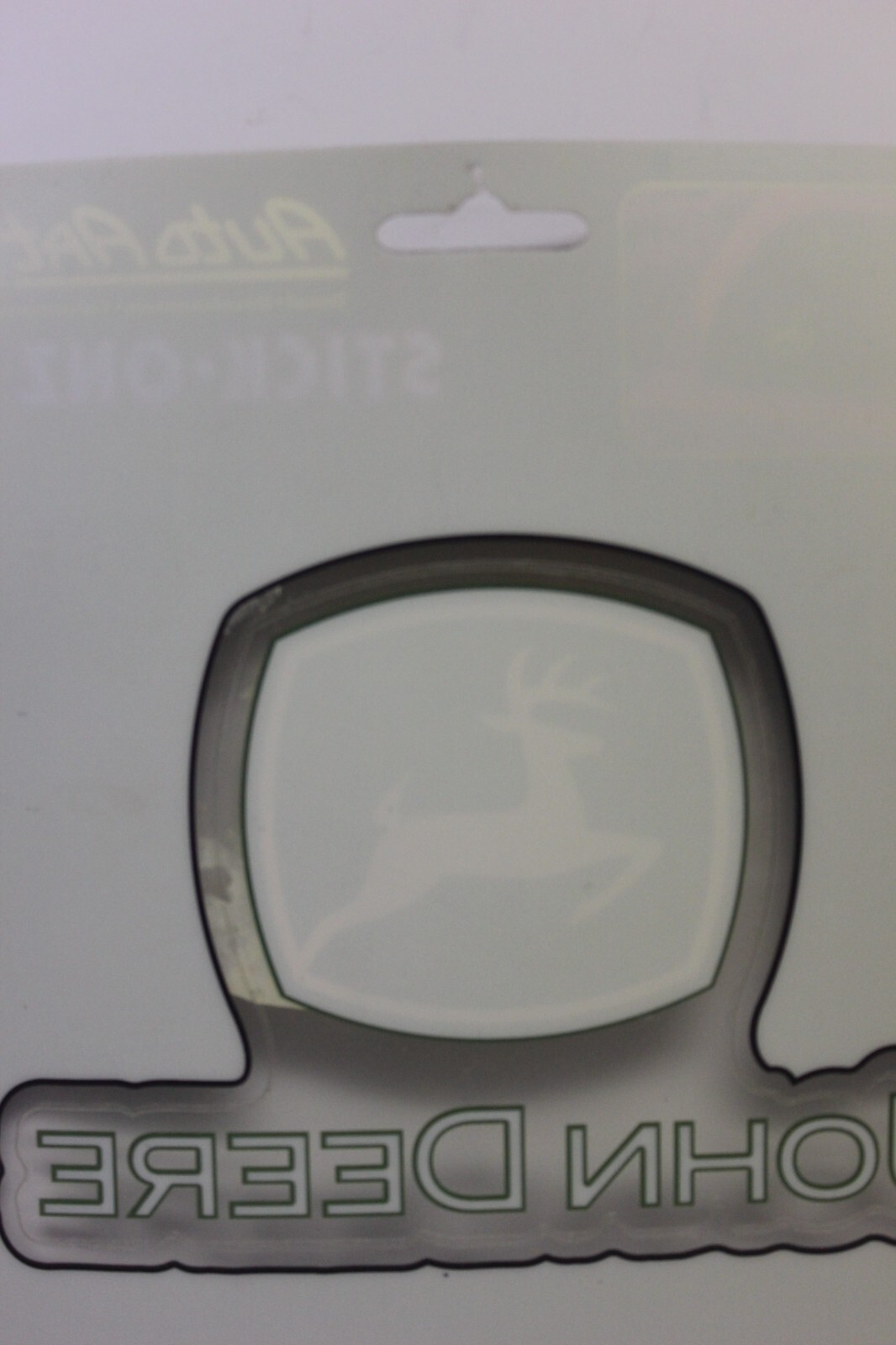 John Deere Licensed Product Vinyl Decal Leaping Deer Auto Art Stick ONZ