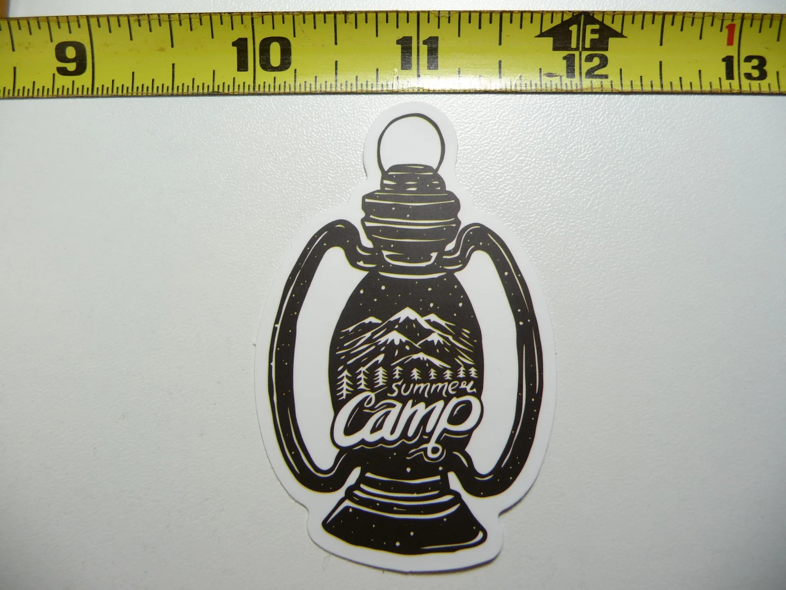 OIL LANTERN CAMP HIKE HIKING SMALL STICKER DECAL CAMPING OUTDOORS PARK WILD