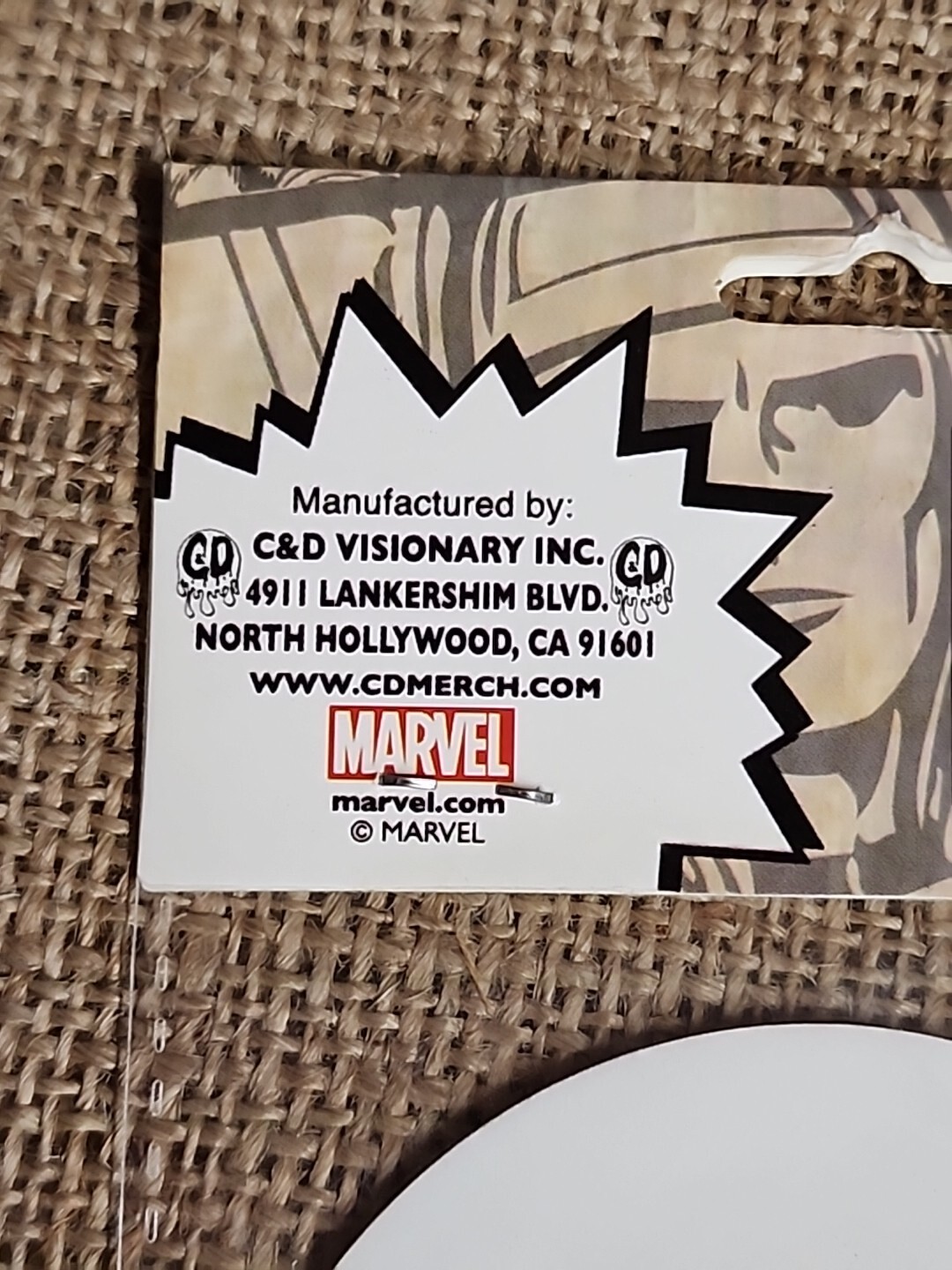 Captain America Heavy Duty Embossed Metal Sticker New
