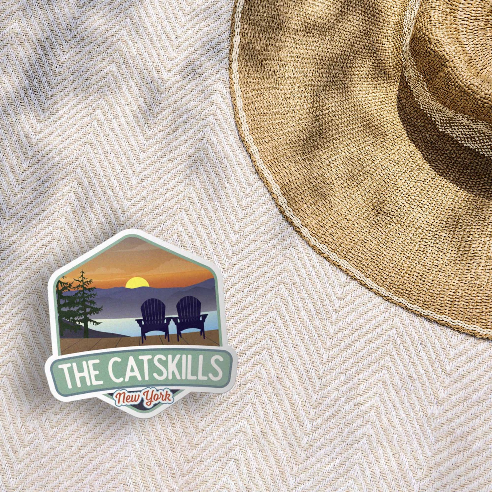 Catskill Mountains New York Sticker