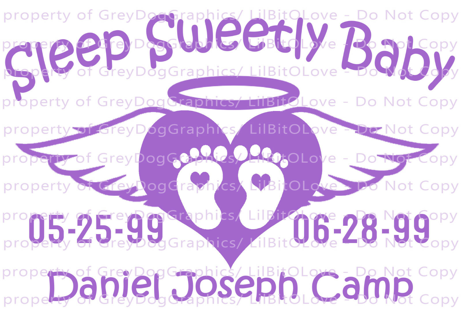 Sleep Sweetly Baby In Memory Vinyl Decal Infant Infancy Loss Toddler Miscarriage