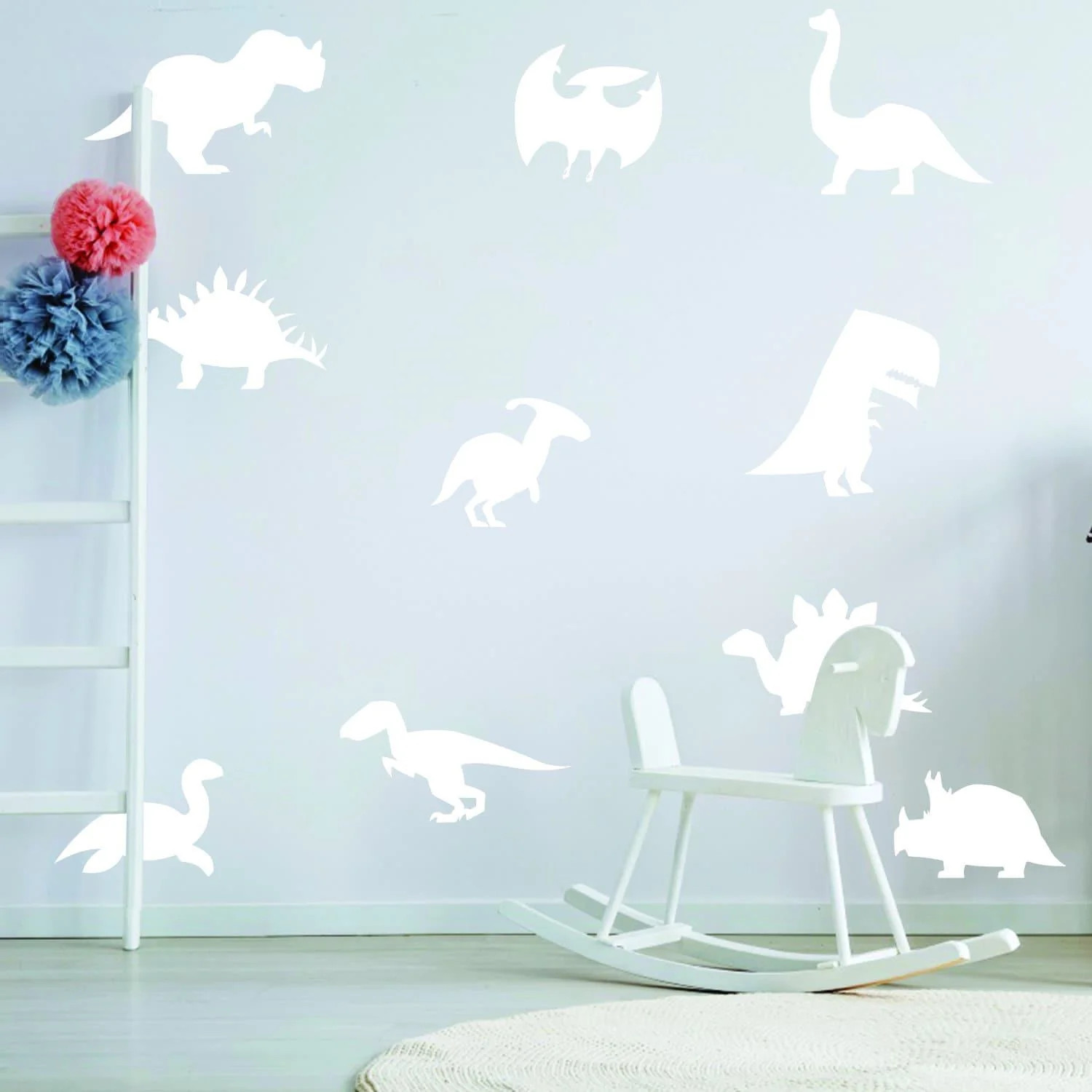 40x Glow In Dark Dinosaur Wall Room Decor Decal – Dinosaurs Art Boy Teen Kid