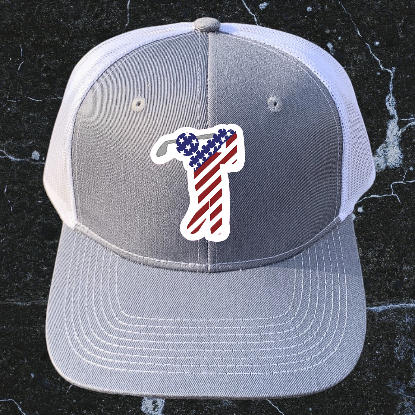 Golf Sticker USA Flag America Waterproof – Buy Any 4 For $1.75 Each Storewide!