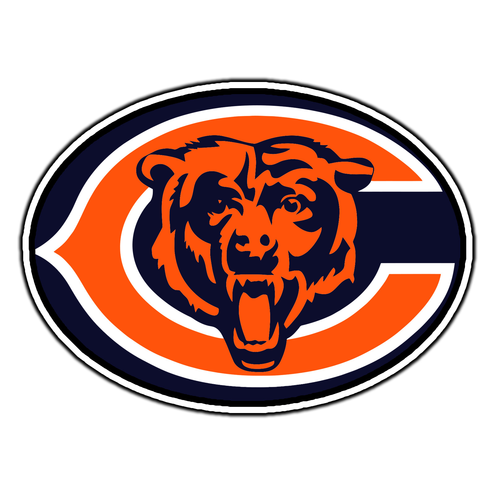 Chicago Bears Logo #5 Football Sticker Waterproof Vinyl Decal Die-Cut Car
