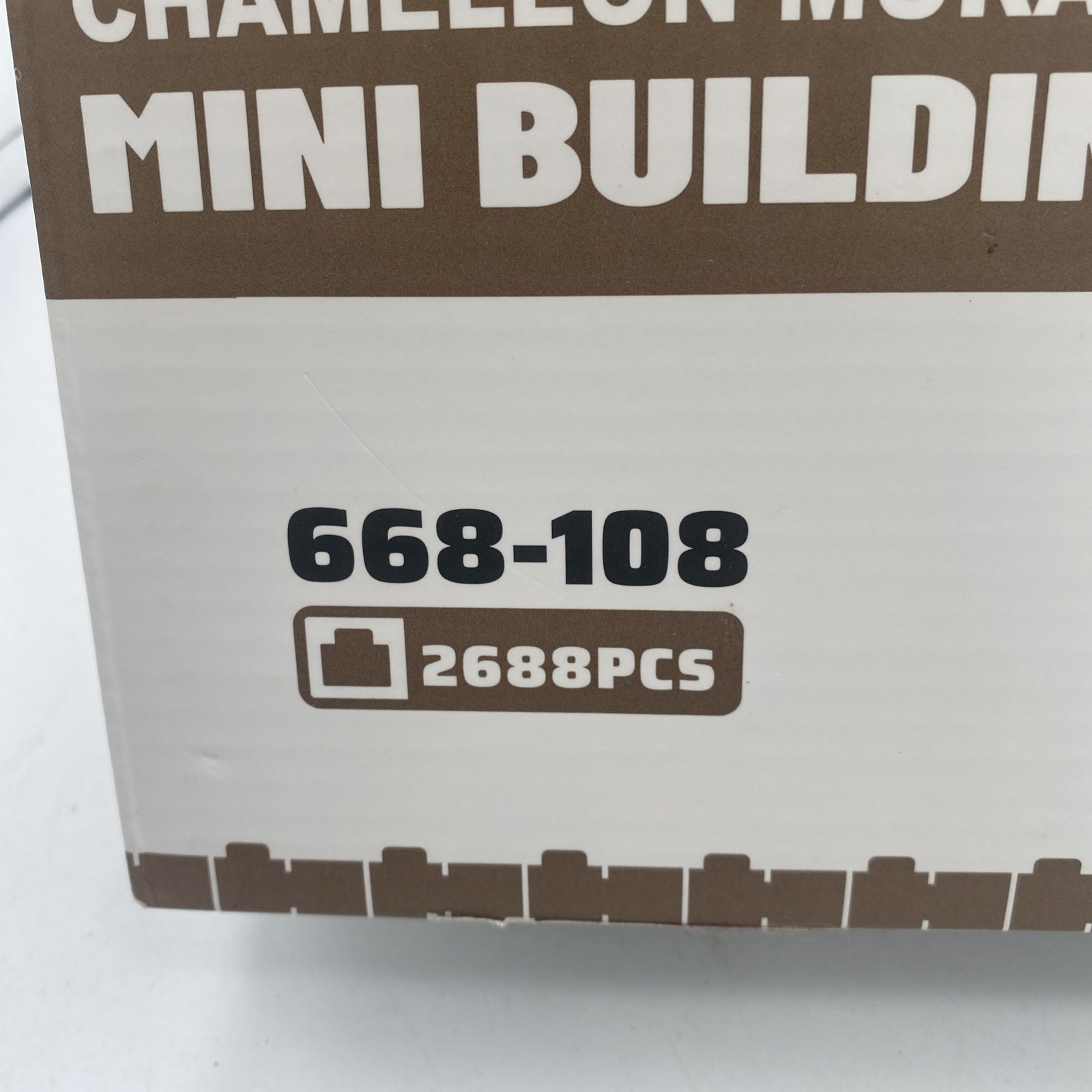 Days Wall Art Chameleon Building Set Mini Building Blocks 668-108 Open Box