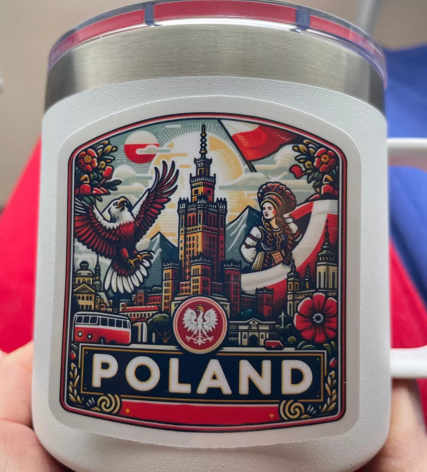 Poland, Stickers, Travel Journal, Weatherproof Sticker, Boarding Pass, Suitcase