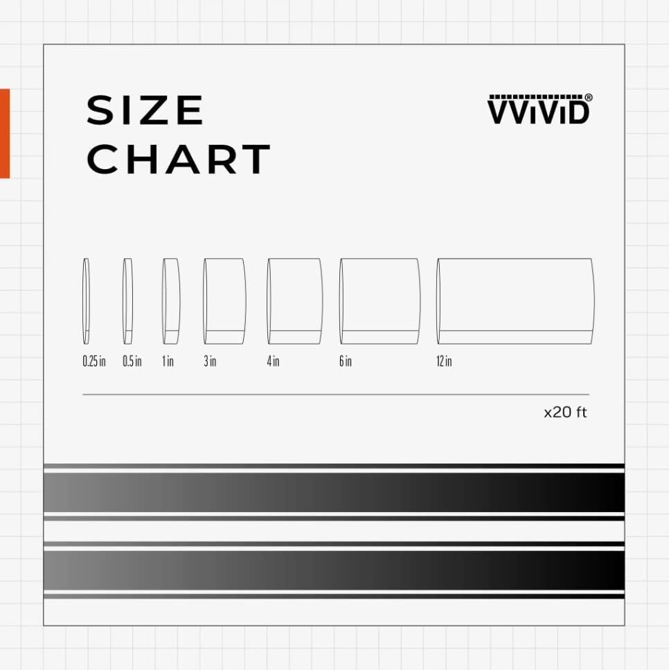 VViViD Silver Holographic Chrome Air-Release Vinyl Tape Roll 4in x 20ft