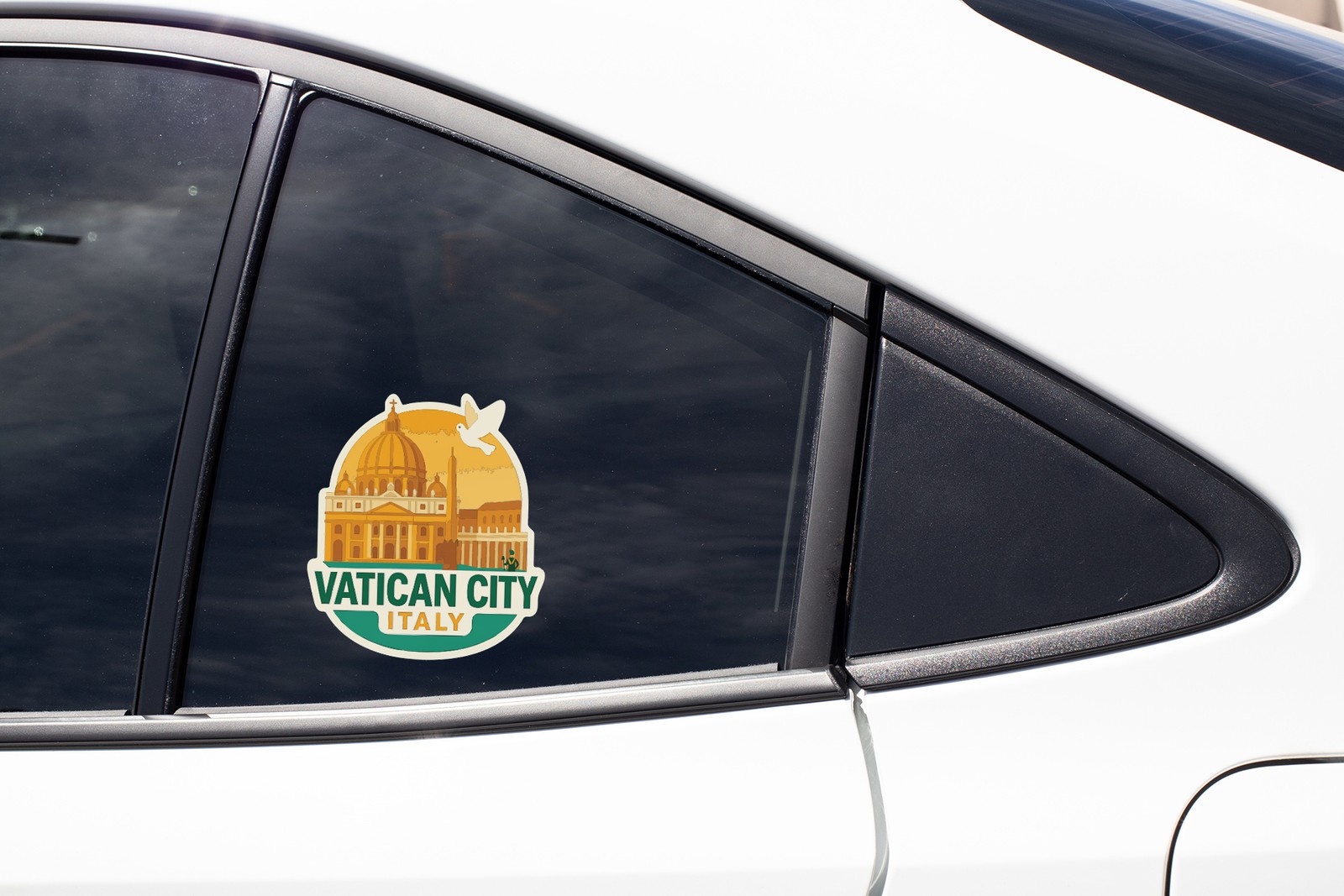 Vatican City Italy Sticker Decal Vinyl Die-Cut City Skyline Landmark Design
