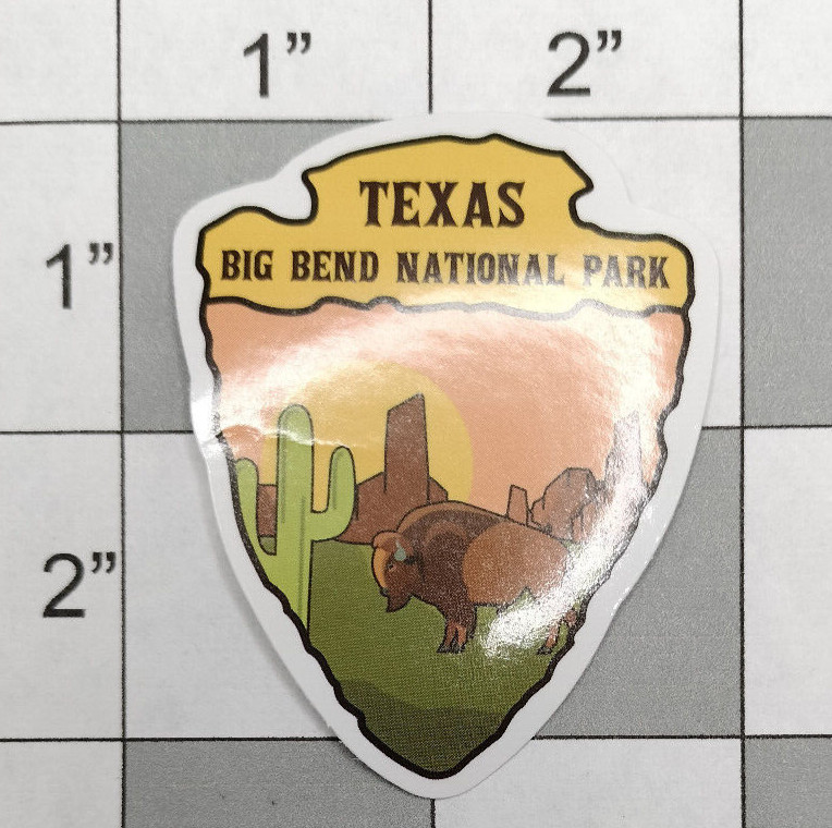 Big Bend National Park Texas Vinyl Decal Sticker for Tumblers Laptops