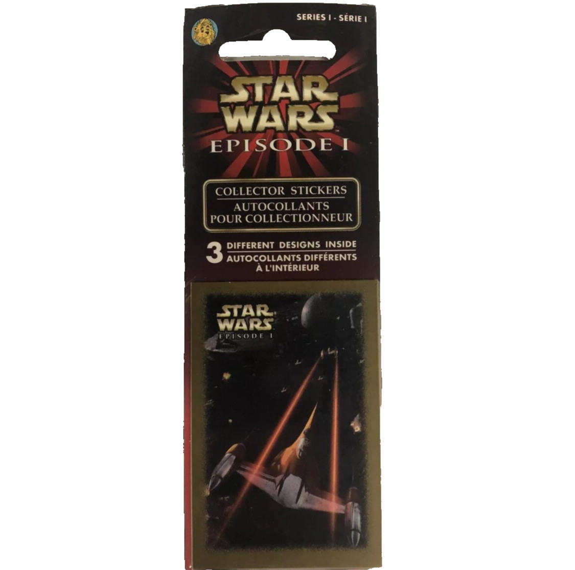 Vtg 1999 Sandylion Star Wars Episode 1 Series I Space Battle Stickers Sealed