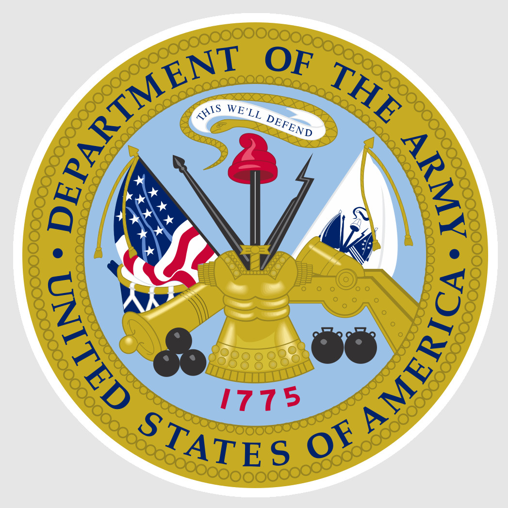 US Army Decal Sticker United States Military Veteran Logo Seal Flag 01